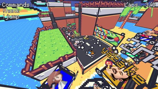 Screenshot Karts With Chat