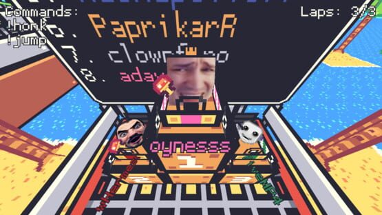 Screenshot Karts With Chat