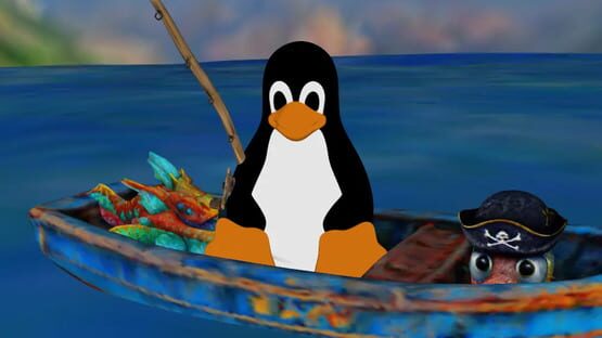 Screenshot Tux Fishing