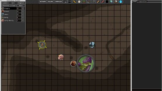 Screenshot Gothic Virtual Tabletop