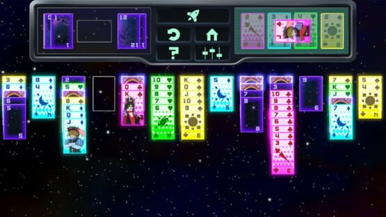Screenshot Space Cat Solitaire