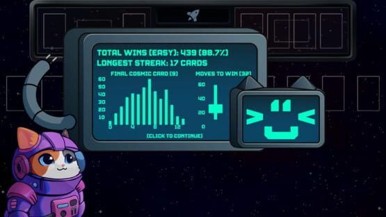 Screenshot Space Cat Solitaire