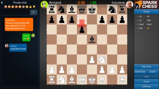 Screenshot SparkChess