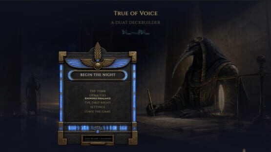Screenshot True of Voice: A Duat Deckbuilder