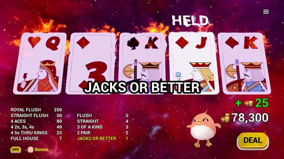 Screenshot Vidya Poker
