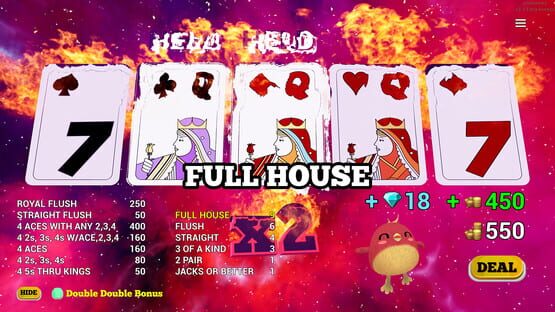 Screenshot Vidya Poker