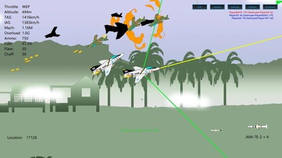 Screenshot 2D Dogfight