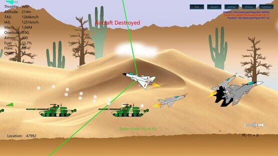 Screenshot 2D Dogfight