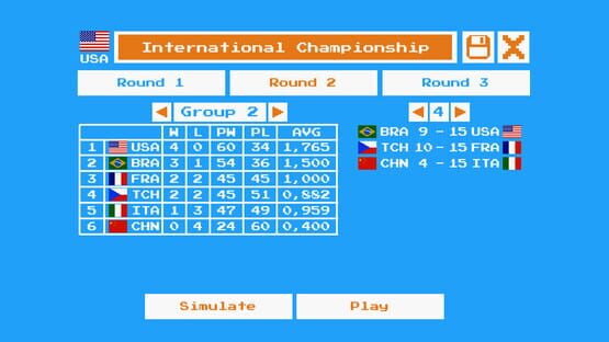 Screenshot 80s Volleyball