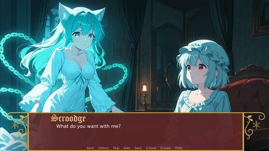 Screenshot A Christmas Carol: But With Anime Girls