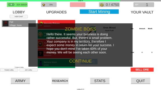 Screenshot A Mining Game