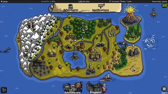 Screenshot Adventurer Manager