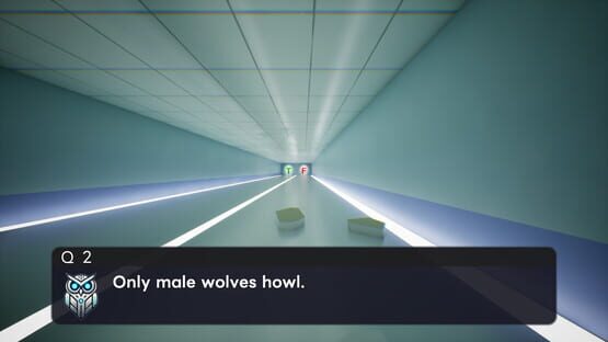 Screenshot AI T/F Escape: 10 in a Row to Freedom