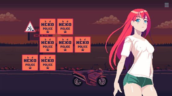 Screenshot Anime Sunset Ride