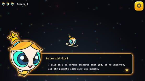 Screenshot Asteroid Girl