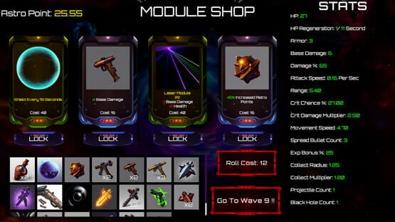 Screenshot AstroPanic