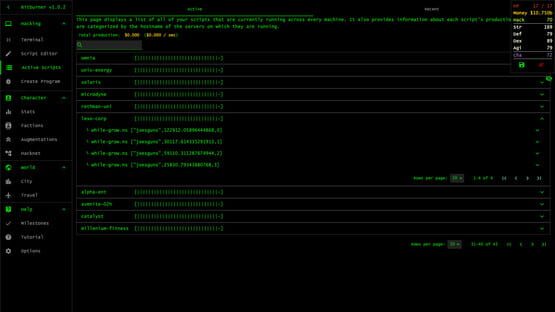 Screenshot Bitburner