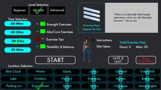 Screenshot Boot Camp Fitness