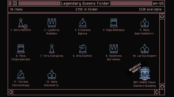 Screenshot Bot.vinnik Chess: Legendary Queens