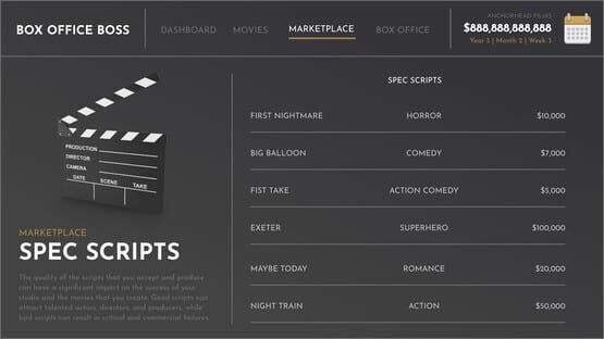 Screenshot Box Office Boss