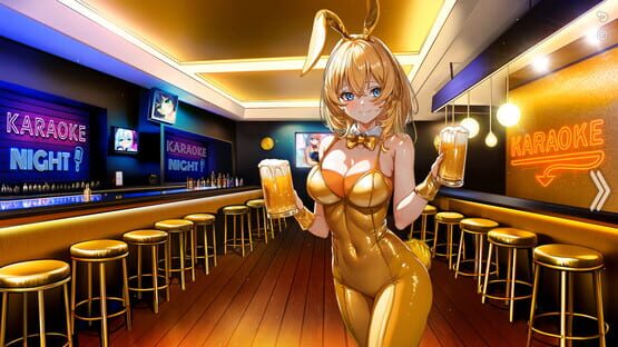 Screenshot Bunny-girl with Golden Tummy