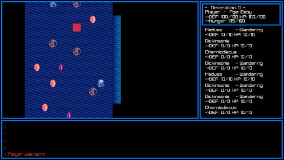Screenshot Cambrian Crawl