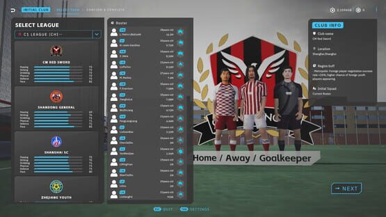 Screenshot CFS: Chinese Football Simulator