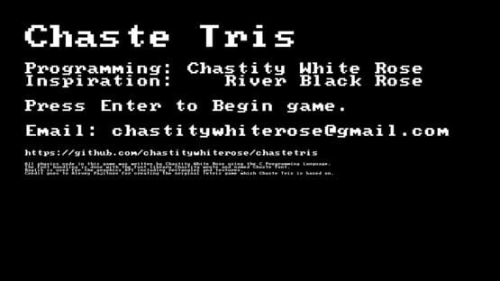 Screenshot Chaste Tris