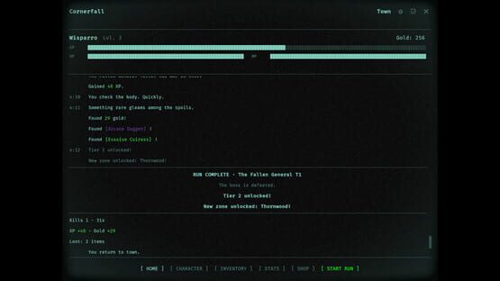 Screenshot Cornerfall