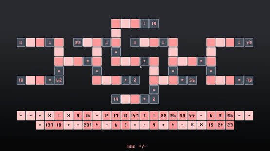 Screenshot Cross Numbers