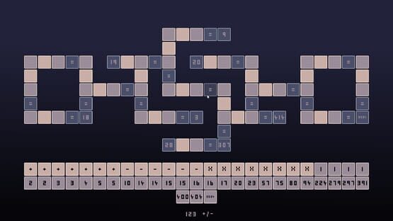 Screenshot Cross Numbers