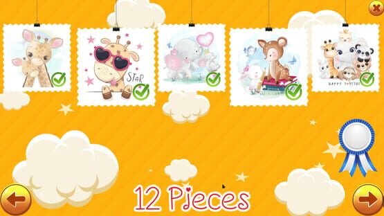 Screenshot Cute animal jigsaw puzzle