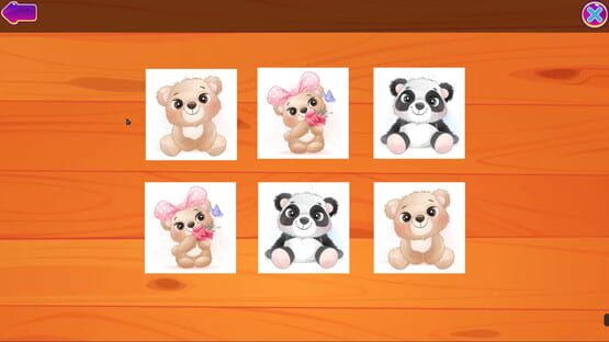 Screenshot Cute Animals Memory Card Game