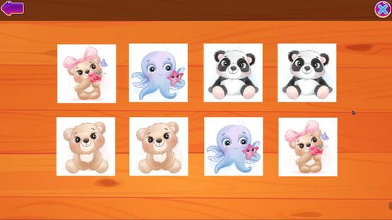 Screenshot Cute Animals Memory Card Game
