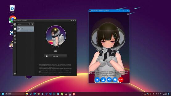 Screenshot CyberWaifu