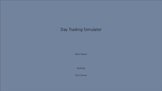 Screenshot Day Trading Simulator