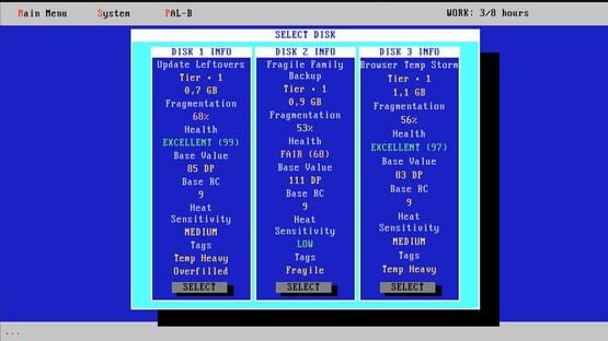 Screenshot Defrag Incremental