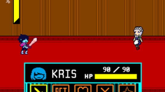 Screenshot Deltarune Sakuya Battle