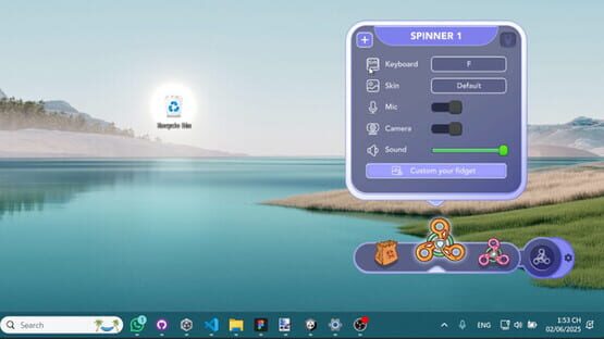 Screenshot Desktop Fidget