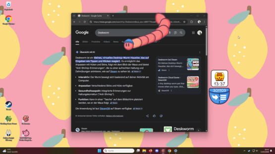 Screenshot Deskworm