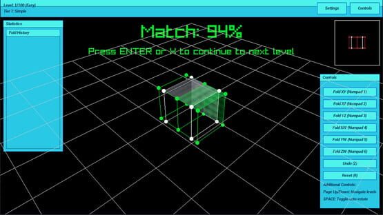 Screenshot Dimensional Fold