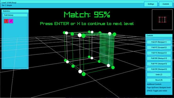 Screenshot Dimensional Fold