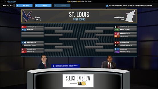 Screenshot Draft Day Sports: College Basketball 2023