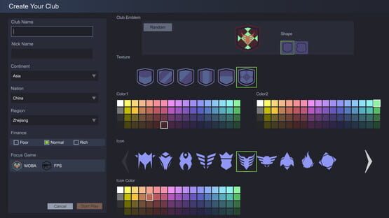 Screenshot ESports Club