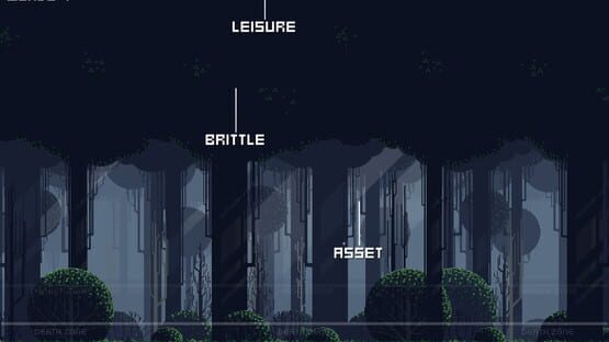 Screenshot Falling words