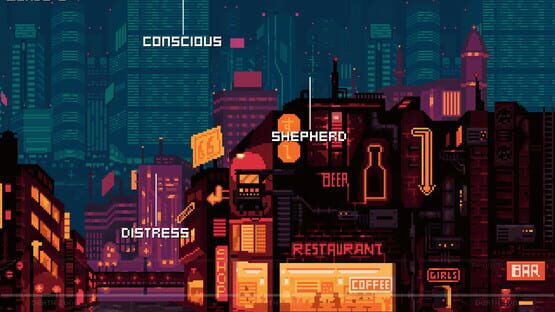 Screenshot Falling words