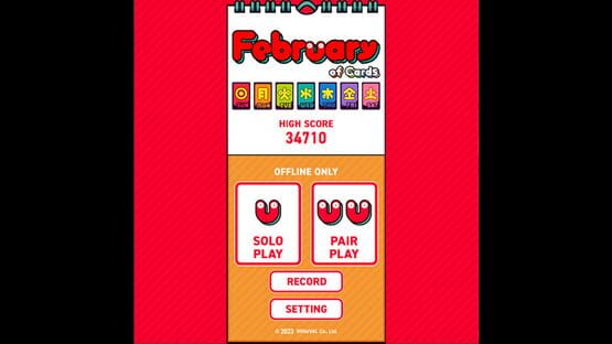 Screenshot February of Cards