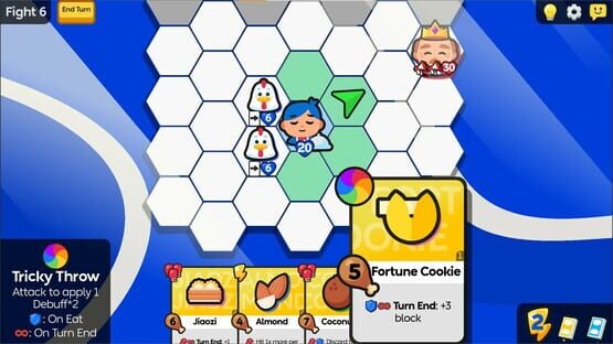 Screenshot Food Fight Fiesta: Multi-Use Cards