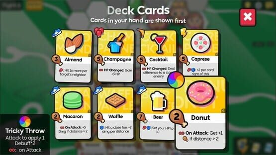 Screenshot Food Fight Fiesta: Multi-Use Cards