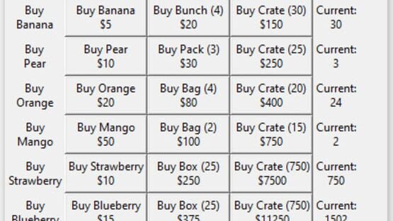 Screenshot Fruit Clicker